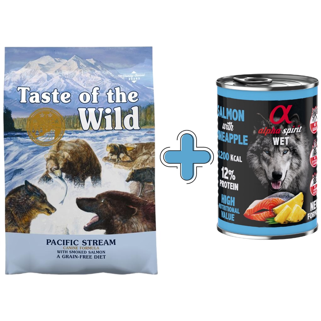 TASTE OF THE WILD Pacific Stream Canine Formula Cухой корм для взрослых собак (Лосось)0