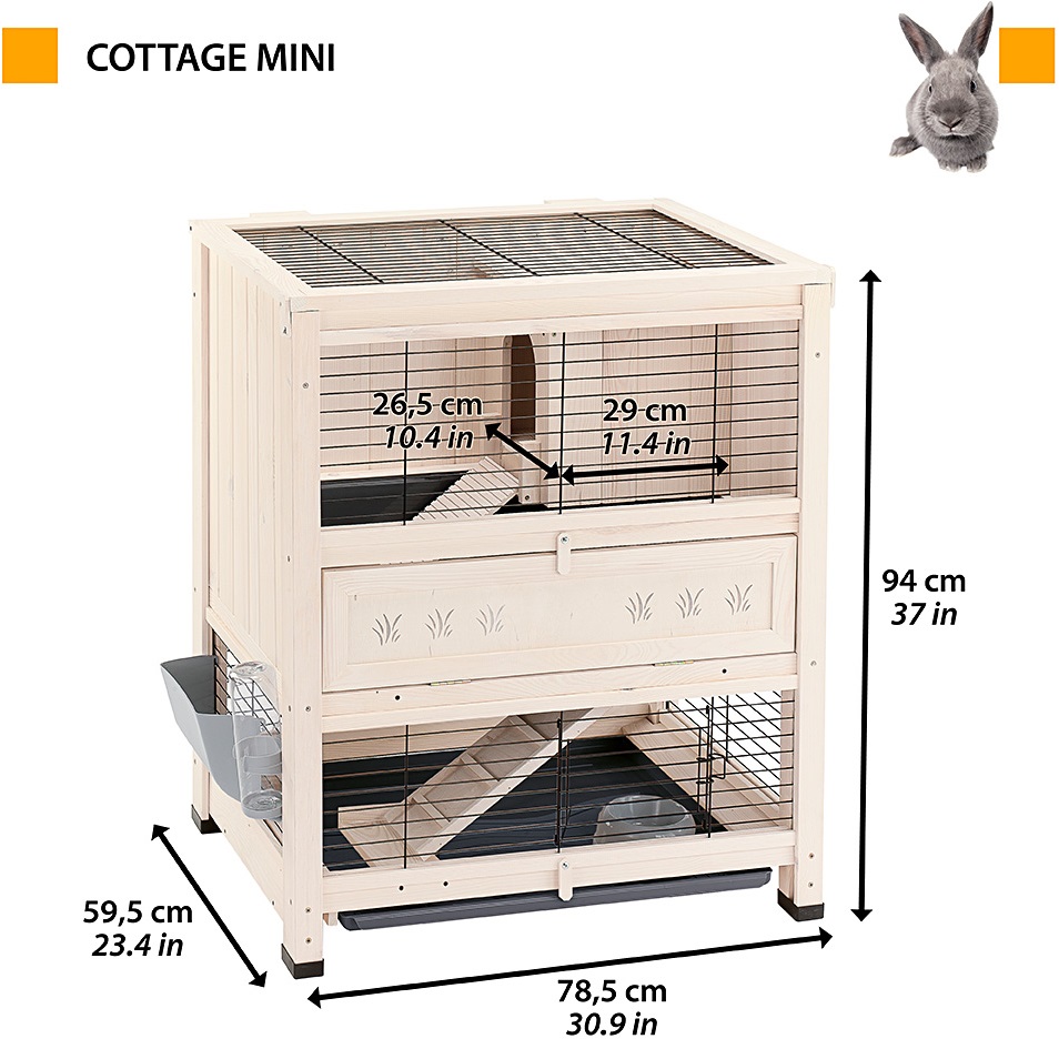 FERPLAST Cottage Mini Клітка для кроликів10