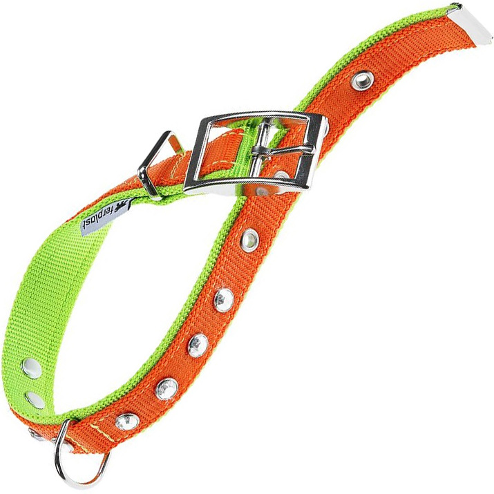 FERPLAST Dual Colours CF20/43 Orange-Green Ошейник для собак0