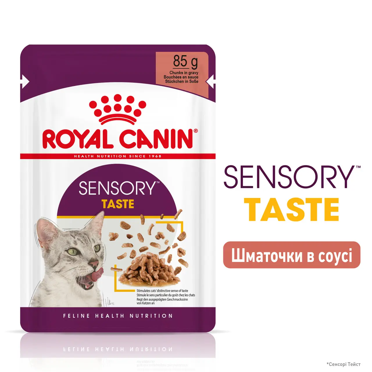 ROYAL CANIN Sensory Taste Gravy Влажный корм для взрослых котов1