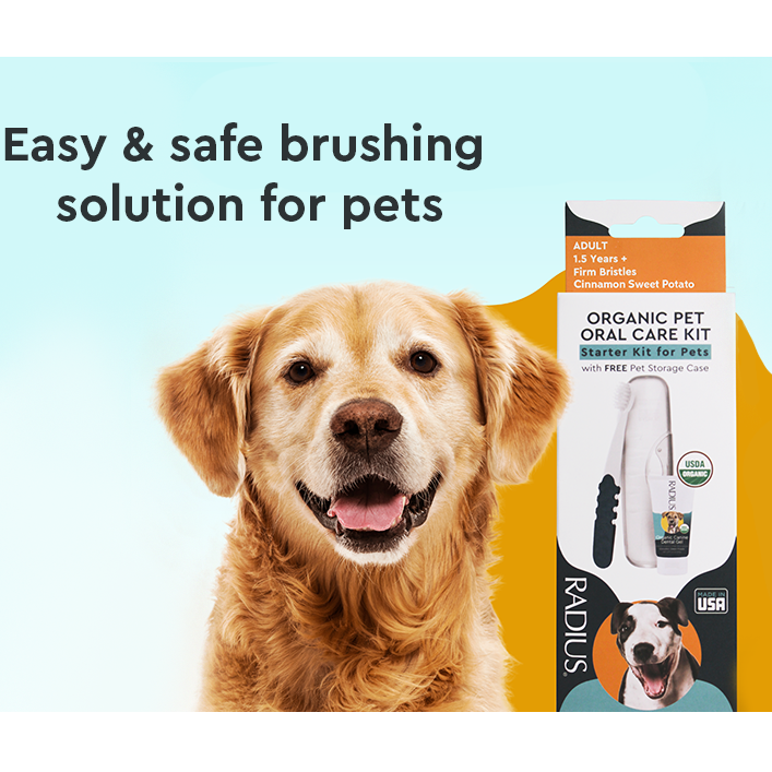 RADIUS Natural Pet Dental Solutions Puppy Kit Набір для цуценят 0-18 місяців3