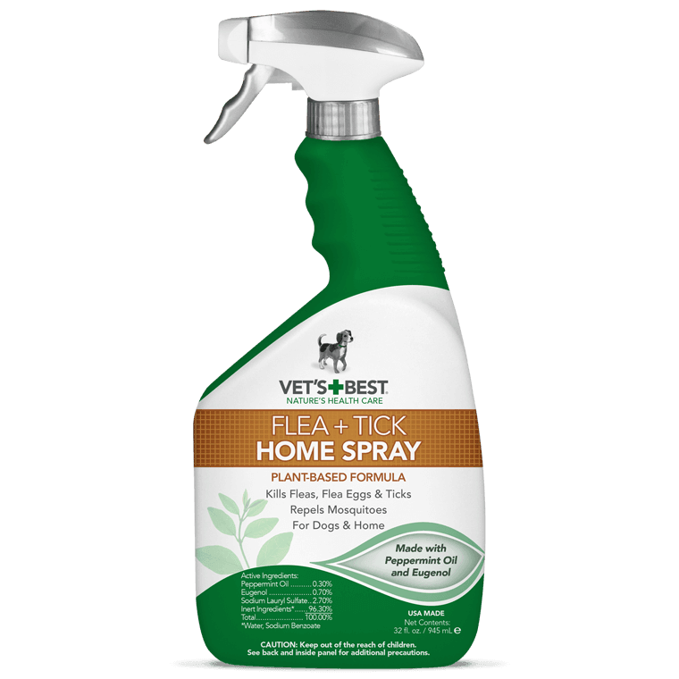 VET`S BEST Natural Flea&Tick Home Spray Спрей від бліх, кліщів і москітів для собак та дому0