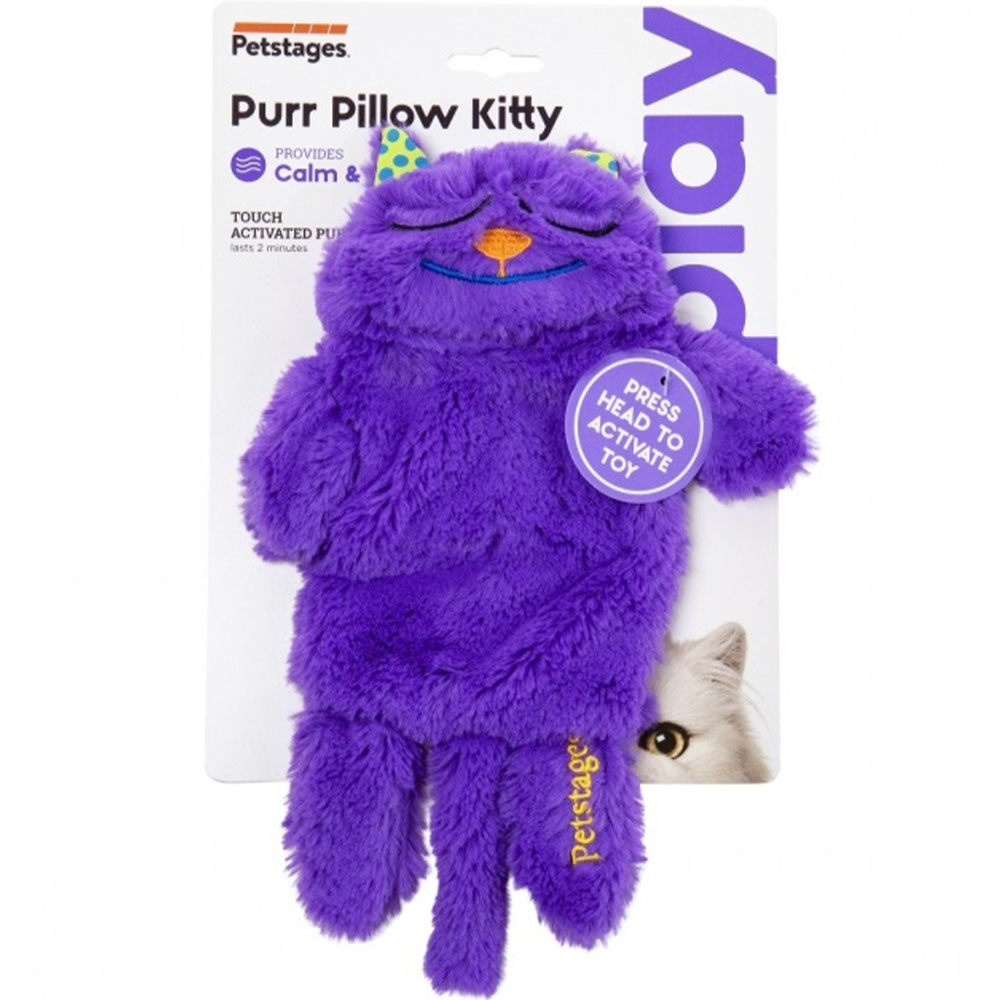 PETSTAGES Purr Pillow Іграшка для котів Кіт-подушка антистрес Мур-Мур3