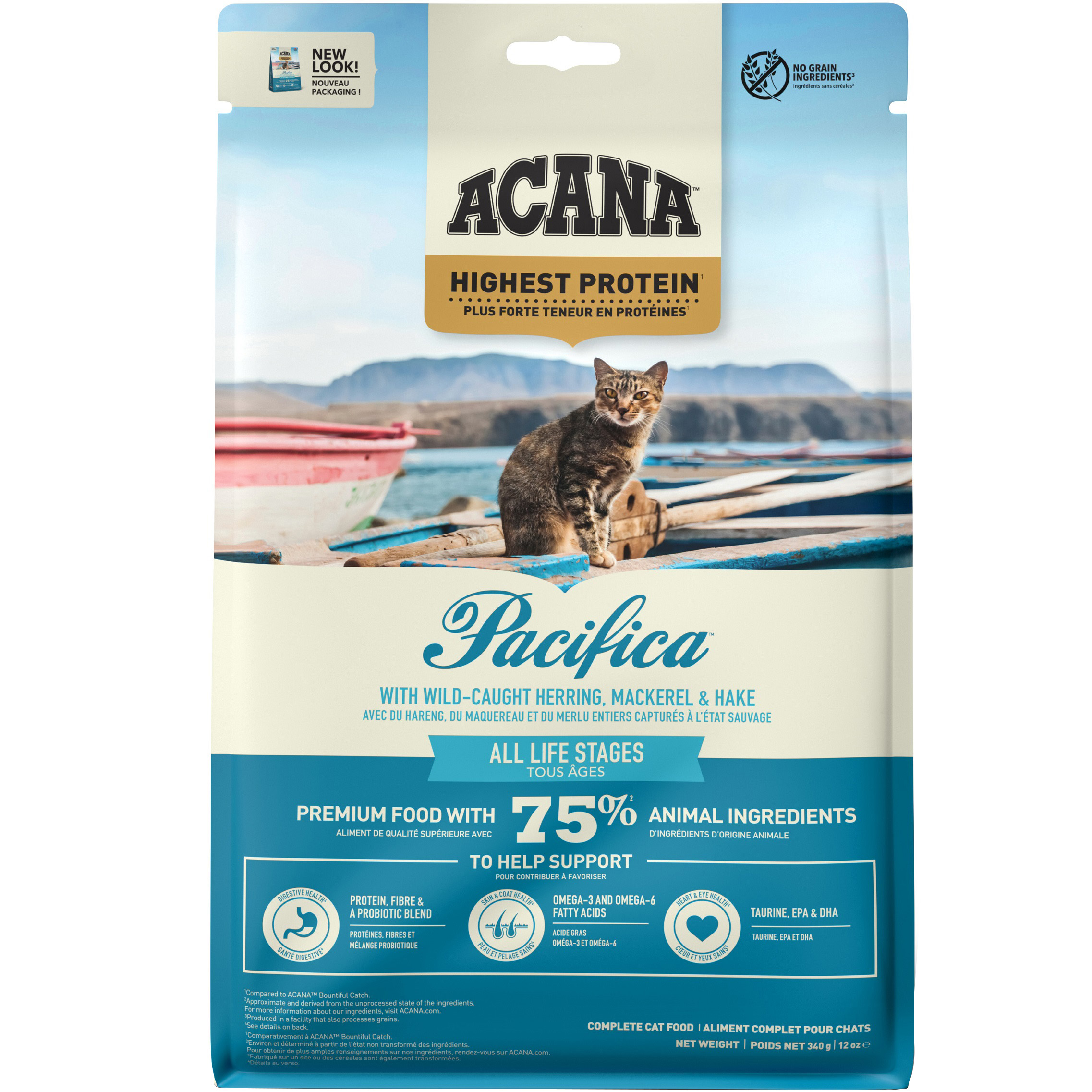 ACANA Pacifica Cat Сухий корм для котів всіх порід та стадій життя (з оселедцем, макреллю та хеком)0