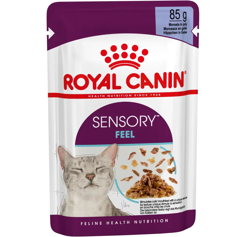 ROYAL CANIN Sensory Feel Jelly Влажный корм для взрослых котов0