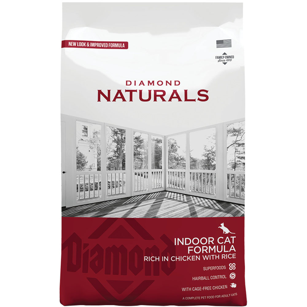 DIAMOND Naturals Indoor Cat Chicken&Rice Сухий корм для дорослих котів (з куркою та рисом)0