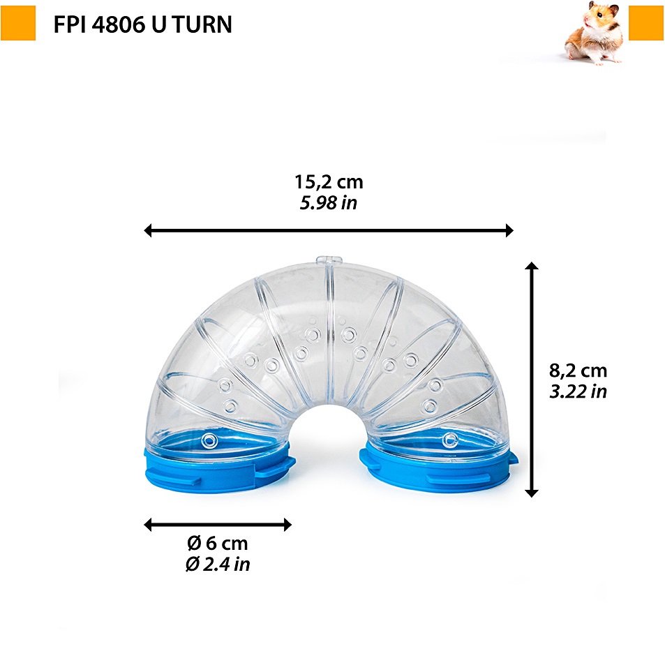 FERPLAST FPI 4806 "U Turn" Туннель для хомяков1