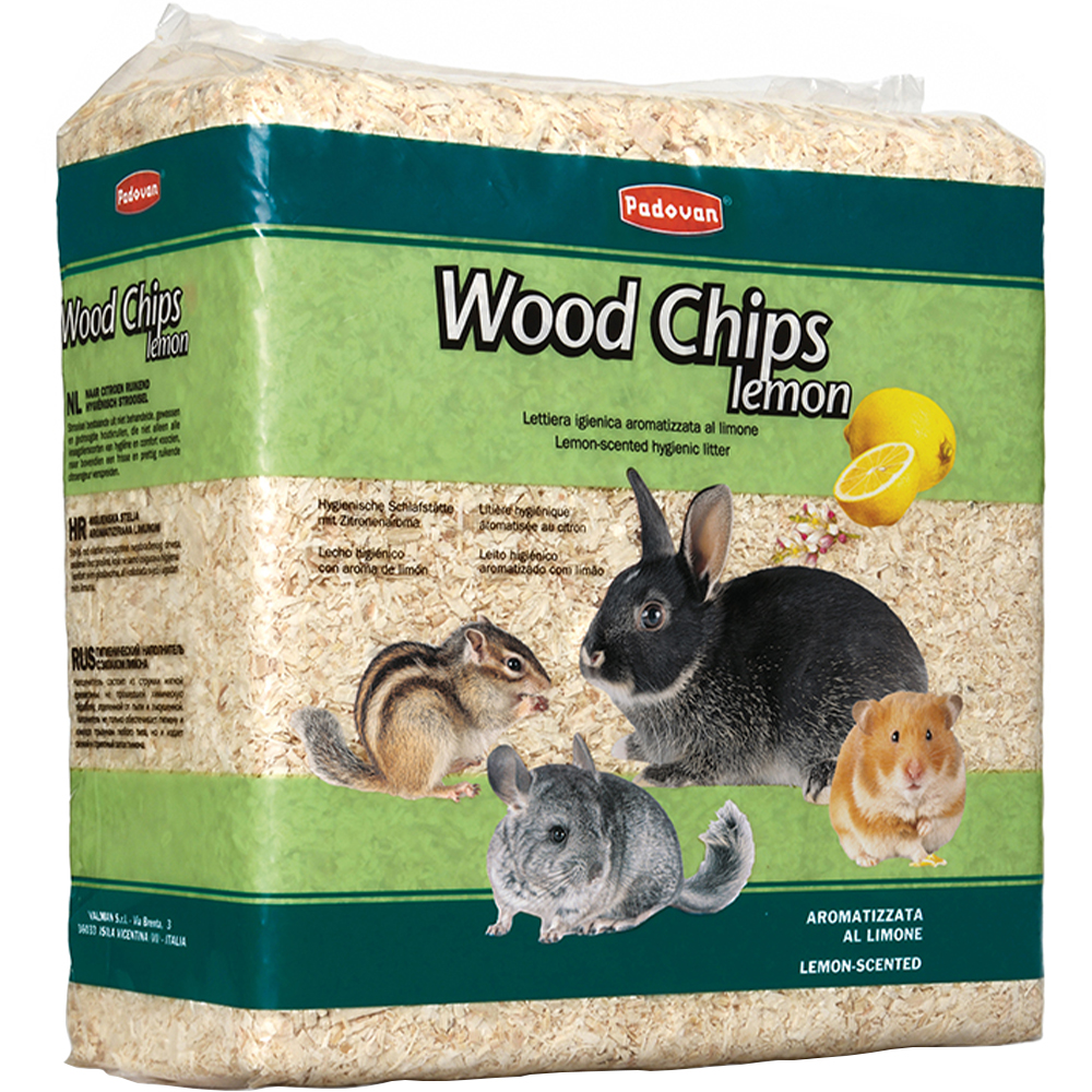 PADOVAN Wood Chips Lemon Гігієнічний наповнювач0