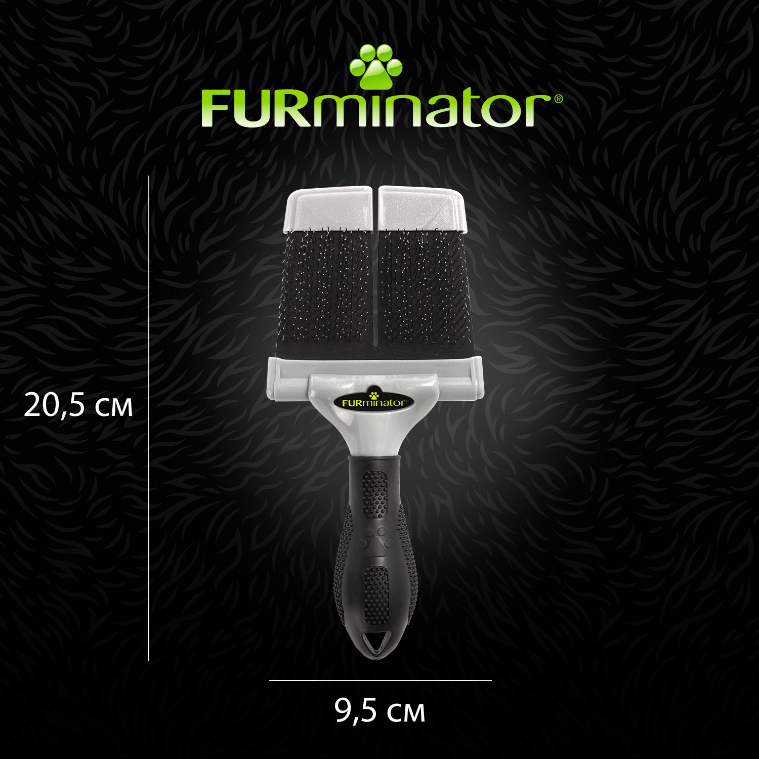 FURminator Щітка-пуходерка жорстка для собак та котів6