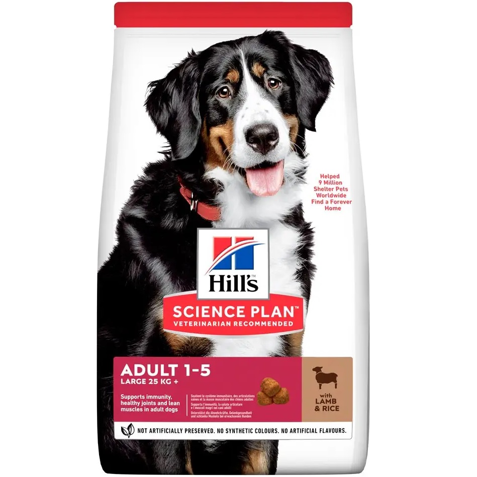 HILL'S Science Plan Adult Large Breed Сухий корм для дорослих собак великих порід (з ягням та рисом)0