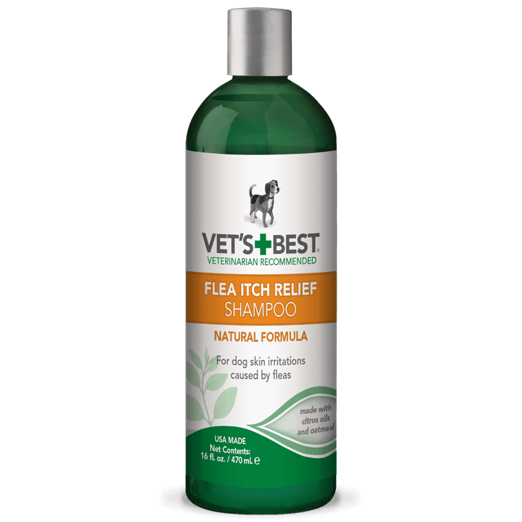 VET`S BEST Flea Itch Relief Shampoo Успокаивающий шампунь от укусов блох для собак0