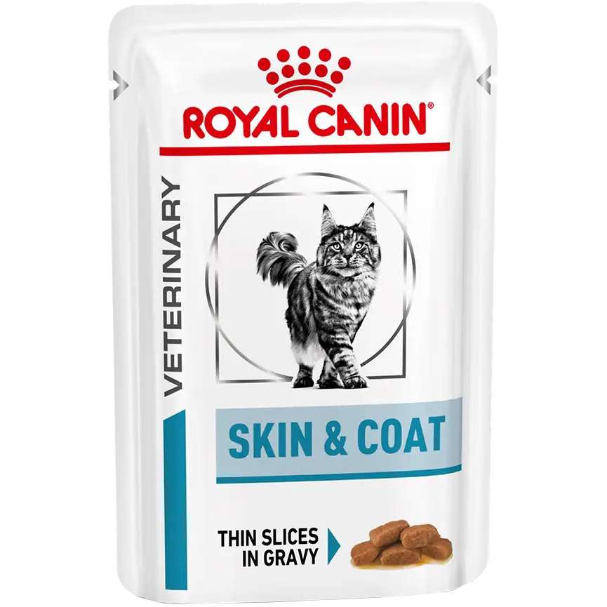 ROYAL CANIN Skin & Coat Cat Вологий корм для дорослих котів0