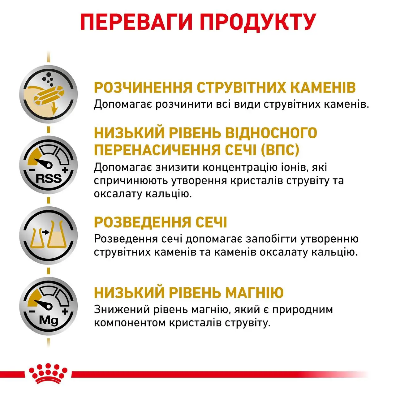 ROYAL CANIN Urinary S/O Dog Сухий корм для дорослих собак3