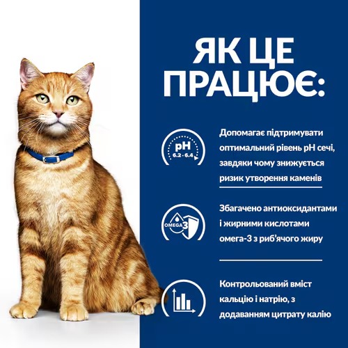 HILL'S Prescription Diet Urinary Care c/d Multicare Cухий корм для здоров'я сечової системи котів (з куркою)1