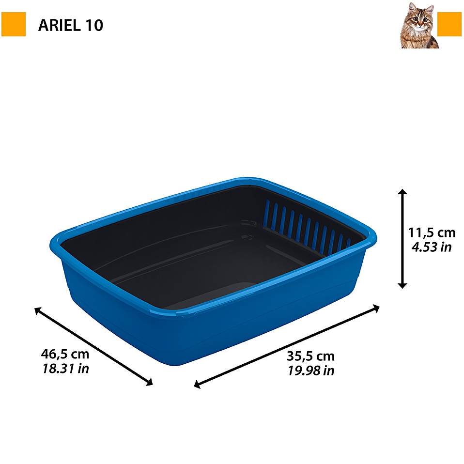 FERPLAST Ariel 10 Відкритий лоток для котів12