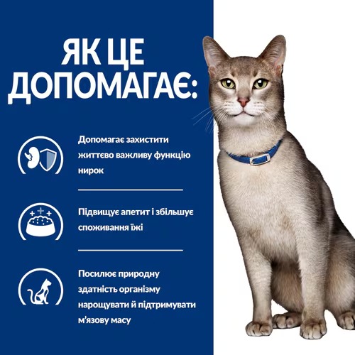 HILL'S Prescription Diet Feline K/D Сухий корм для підтримки функції нирок у котів (з куркою)2