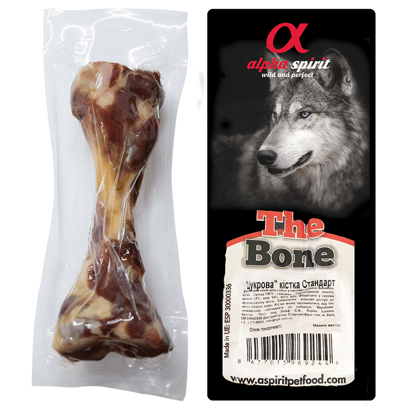 ALPHA SPIRIT Ham Bone Standard Vacuum Ласощі для собак Кістка "Стандарт"0