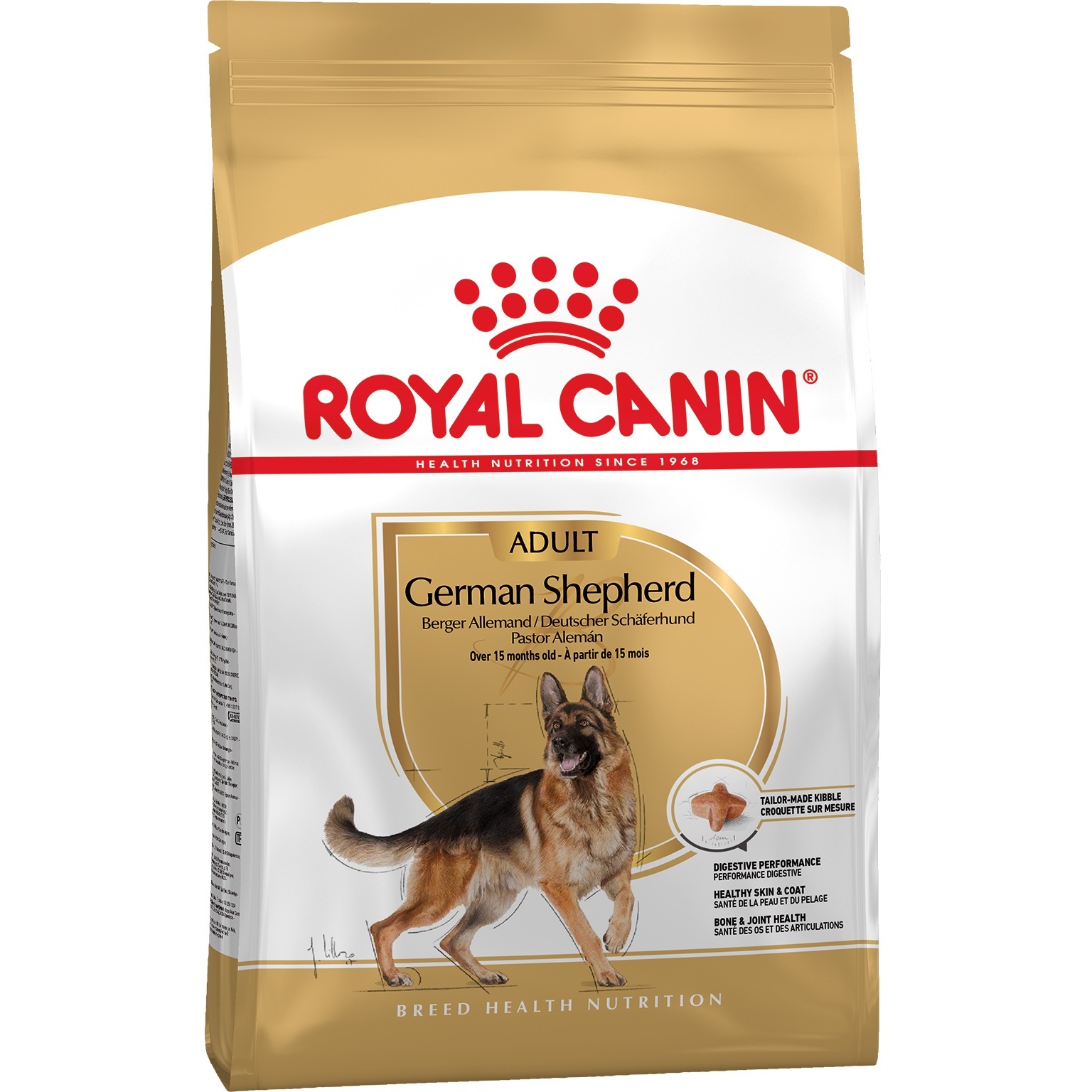 ROYAL CANIN German Shepherd Adult Сухий корм для дорослих собак породи Німецька Вівчарка0