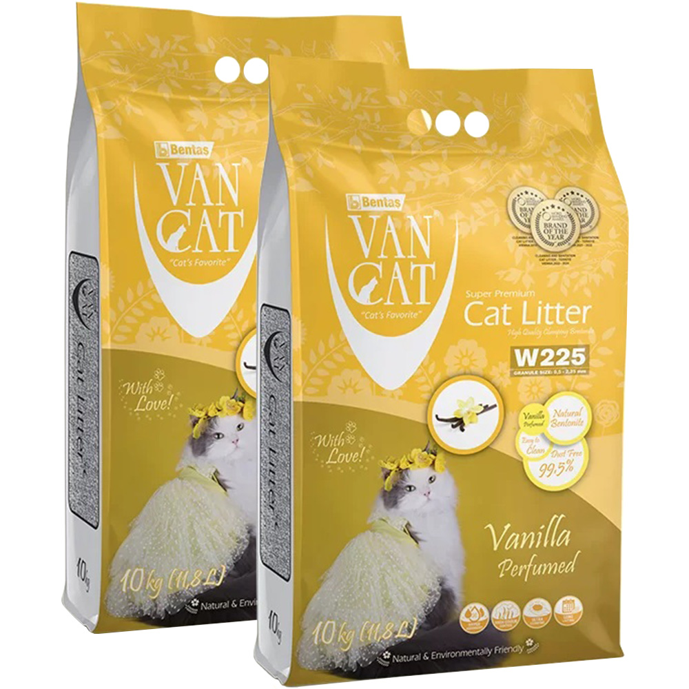 VANCAT Cat Litter Vanilla Наполнитель бентонитовый для кошачьих туалетов (с ароматом ванили)1