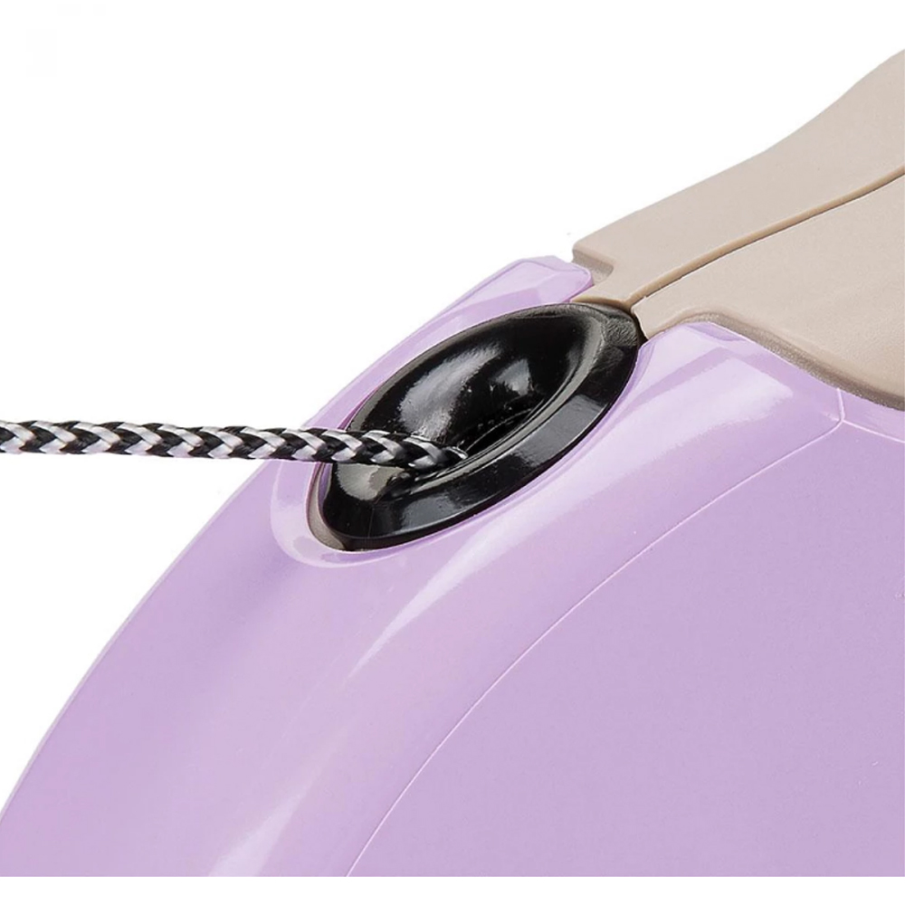 FERPLAST Amigo M Cord Beige-Violet Повідець-рулетка для собак1