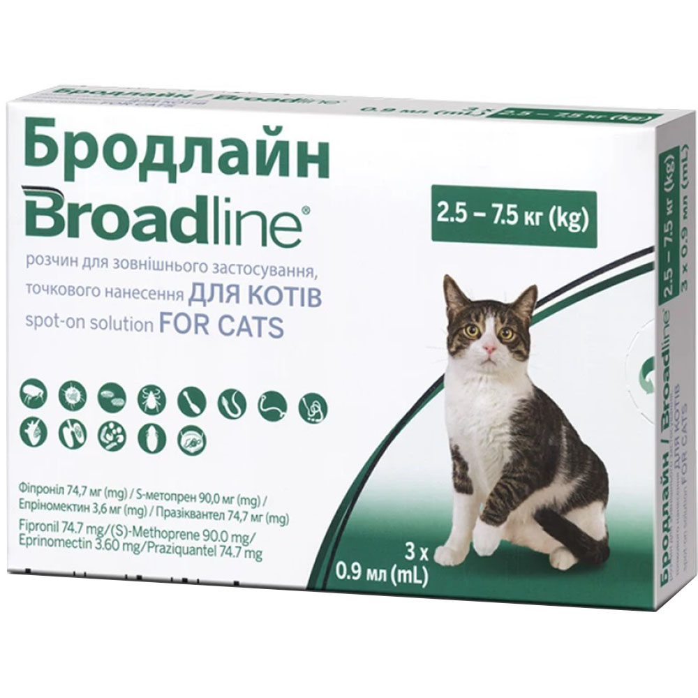 BOEHRINGER INGELHEIM Broadline Spot-on Капли от блох и клещей для котов2