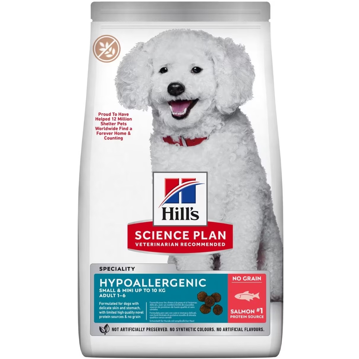 HILL'S Science Plan Adult Hypoallergenic Small&Mini Сухий корм для дорослих собак малих та мініатюрних порід (з лососем)0