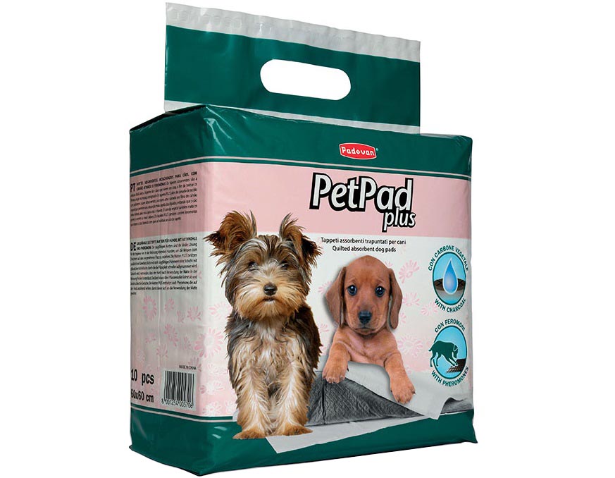 PADOVAN Pet Pad Plus Пеленки для собак с активированным углем и феромонами0