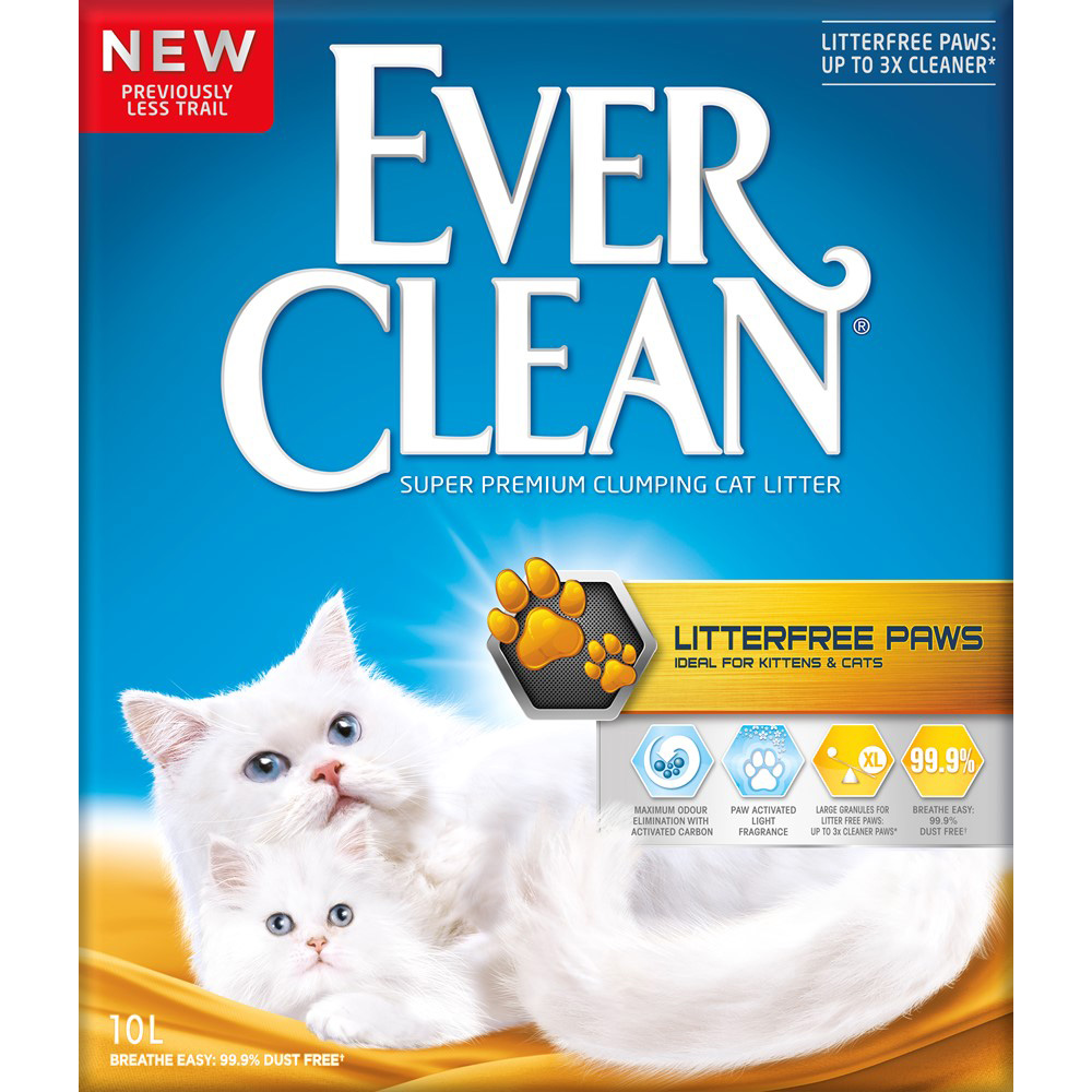 EVERCLEAN Litterfree Paws Наповнювач бентонітовий для котячих туалетів0