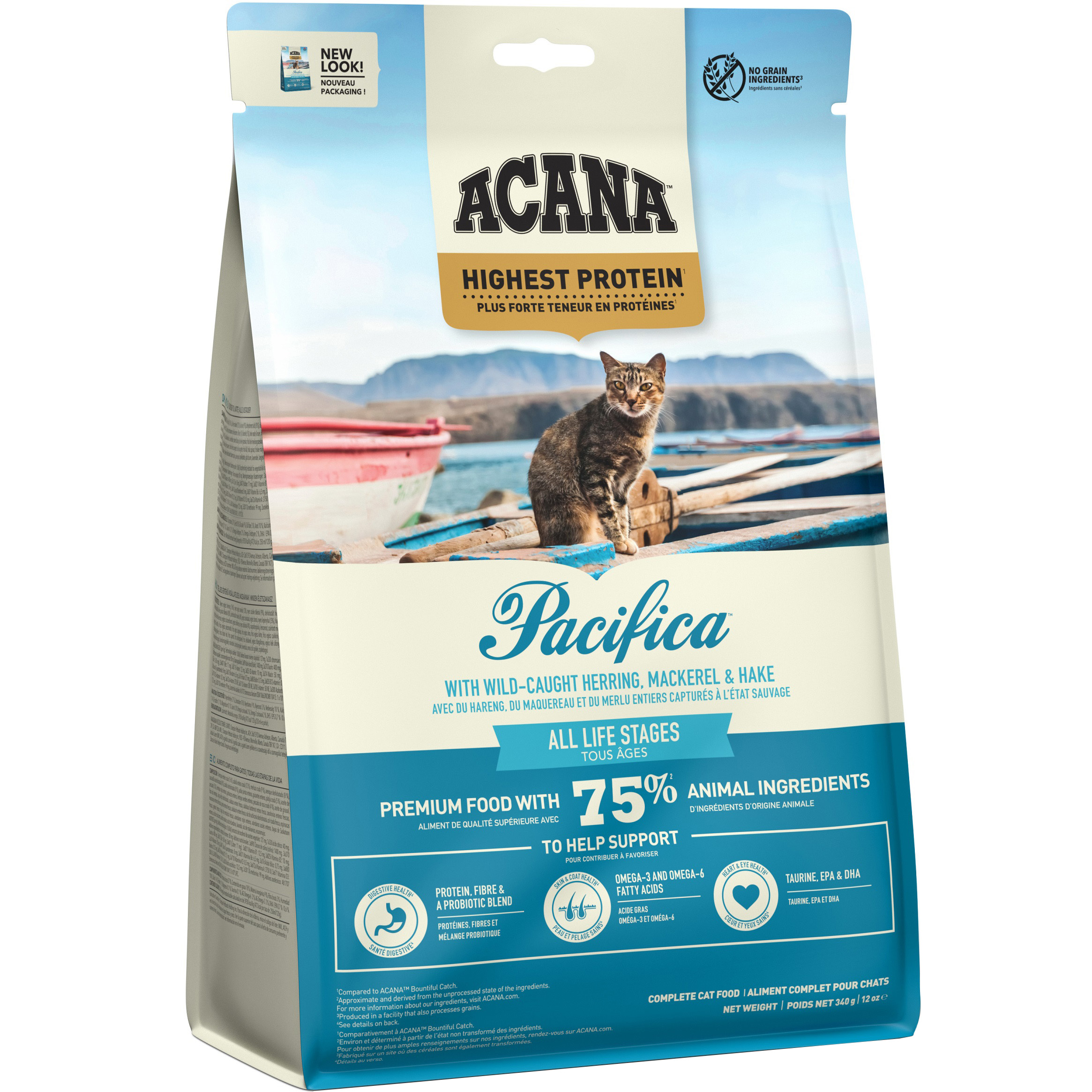 ACANA Pacifica Cat Сухий корм для котів всіх порід та стадій життя (з оселедцем, макреллю та хеком)1