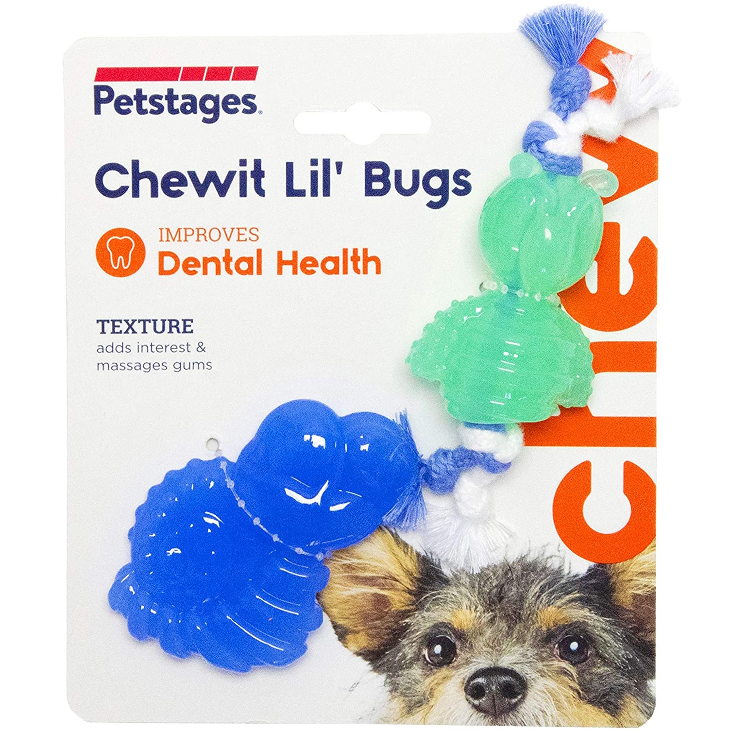 PETSTAGES Chewit Lil Bugs Іграшка для собак Жучки2