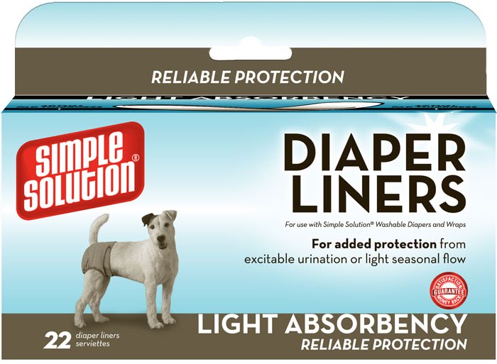 SIMPLE SOLUTION Disposable Diaper Liners - Light Flow Гигиенические прокладки для собак0