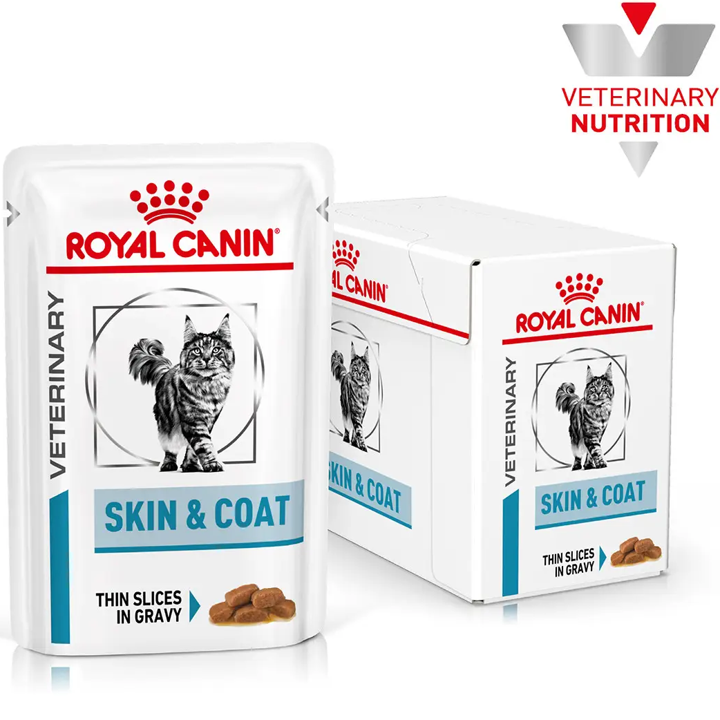 ROYAL CANIN Skin & Coat Cat Вологий корм для дорослих котів1