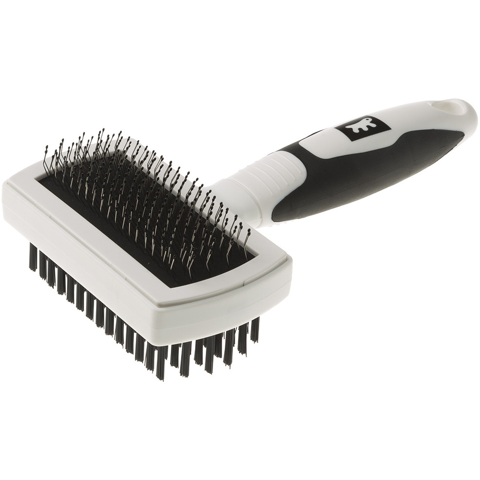 FERPLAST GRO 5765 Premium Slicker Brush Двостороння щітка для собак та котів0