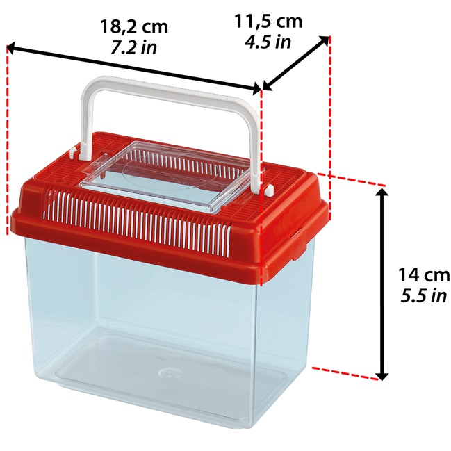 FERPLAST Geo Small Контейнер для мелких животных, рыб, черепах и насекомых1