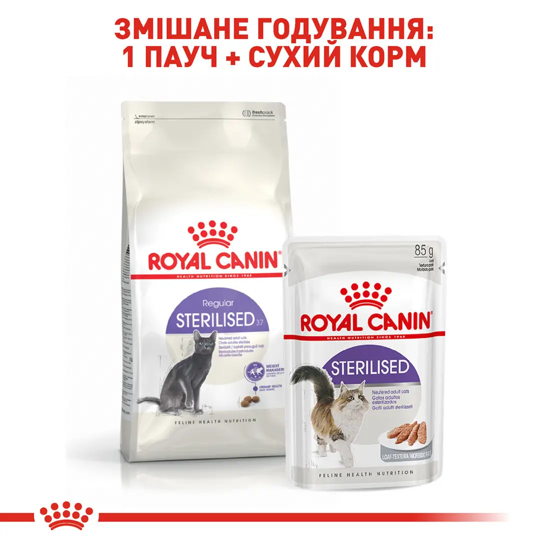 ROYAL CANIN Sterilised Сухой корм для взрослых стерилизованных кошек5