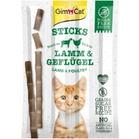 GIMCAT Sticks Grain-Free Ласощі для котів (з ягням та куркою)