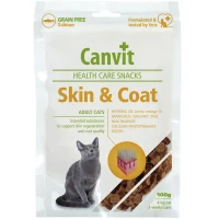 CANVIT Skin and Coat Напіввологі ласощі для котів (Лосось)