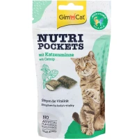 GIMCAT Nutri Pockets Лакомства для котов (с кошачьей мятой и витаминами)