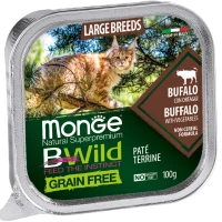 MONGE Cat Bwild Grain Free Wet Вологий корм для котів великих порід з 2-х місяців (з бізоном)