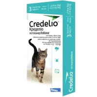 ELANCO Credelio Жувальні таблетки від бліх та кліщів для котів