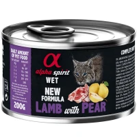 ALPHA SPIRIT Lamb with Pear for Adult Cat Вологий корм для дорослих котів усіх порід (з ягням та грушею)