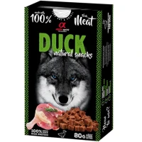 ALPHA SPIRIT Dog Duck Natural Snacks Полувлажные лакомства для взрослых собак всех пород (с уткой)