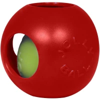 JOLLY PETS Teaser Ball Red Игрушка для собак Мяч двойной