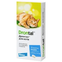 ELANCO Drontal Антигельмінтні пігулки для котів