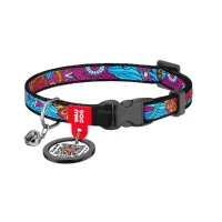 COLLAR WAUDOG Nylon Ошейник для котов с QR-паспортом "Лето"