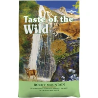 TASTE OF THE WILD Rocky Mountain Feline Formula Сухой корм для котов всех пород на всех стадиях жизни (с косулей и лососем)