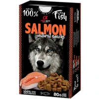 ALPHA SPIRIT Dog Salmon Natural Snacks Полувлажные лакомства для взрослых собак всех пород (с лососем)