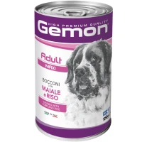 MONGE GEMON Dog Wet Maxi Adult Вологий корм для дорослих собак великих порід (зі свининою)